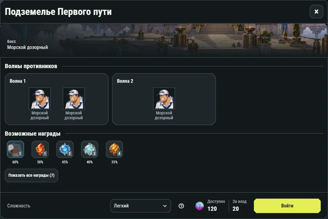 Пример текущего интерфейса: Энергия и восстановление. Показатели относятся к персонажу на иллюстрации.